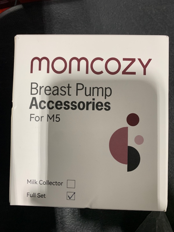 Photo 1 of Momcozy Full Set Collector Cup Only Compatible with Momcozy M5 NOT for Others. Original M5 Breast Pump Replacement Accessories (160ml, with Double-Sealed Flange 24mm)
