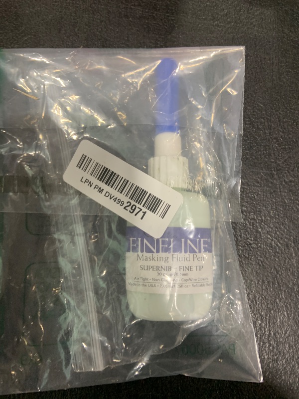 Photo 1 of Fineline Masking Fluid Pen 20 Gauge W/Masking Fluid, 1.25 Ounces