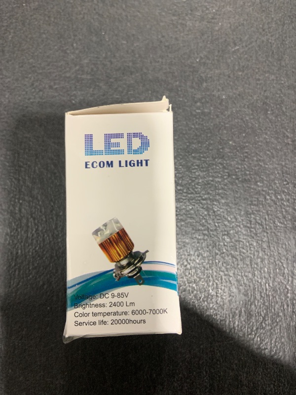 Photo 1 of YSY 1pcs H4 LED Motorcycle Headlight Bulbs Hi Lo beam Motorbike 6000K White Scooter ATV Accessories Condensing Len Fog Lights (H4, white)