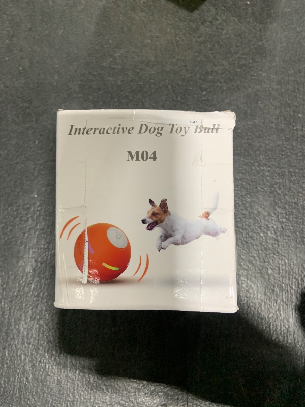 Photo 1 of PetDroid Interactive Dog Toys Dog Ball,[2025 Newly Upgraded] Durable Motion Activated Automatic Rolling Ball Toys for/Small/Medium/Large Dogs,USB Rechargeable (Orange)
