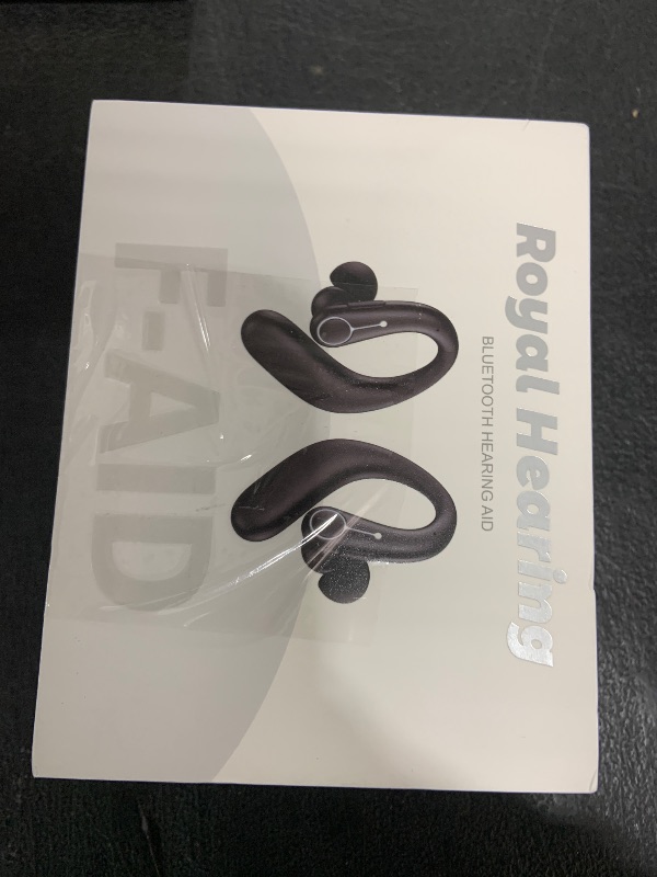 Photo 1 of Hearing Aids, Hearing Aids for Seniors with Bluetooth, Rechargeable Hearing Aid with Noise Cancellation, 5-Level Button Volume Control, OTC Hearing Amplifier for Moderate Hearing Loss, Clear Sound
