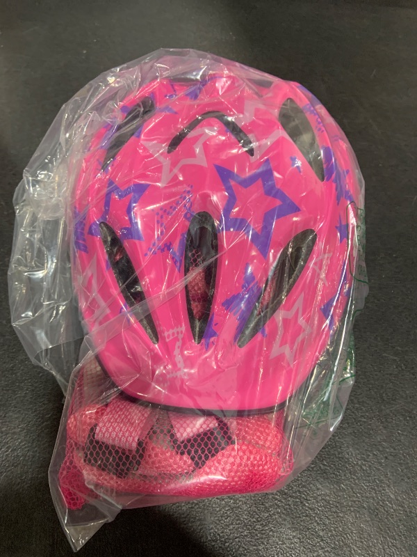 Photo 1 of Adjustable Helmet for Ages 3-14 Kids Toddler Boys Girls Youth,Protective Gear with Elbow Knee Wrist Pads for Multi-Sports Skateboarding Bike Riding Scooter Inline skatings Longboard Roller Skate
