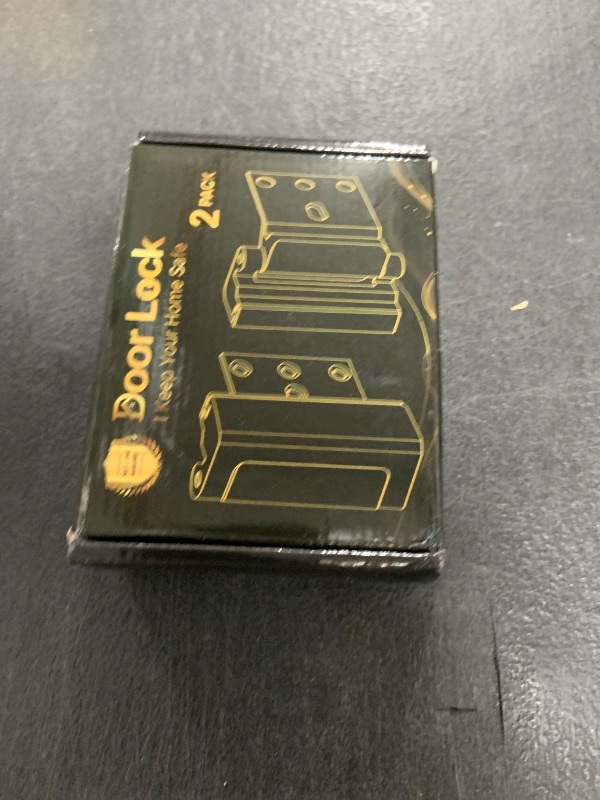 Photo 1 of Home Security Door Lock Door Reinforcement Lock Door Locks for Kids Safety Flip Door Lock Latch Childproof Night Lock Door Security Front Door Child Safety Lock (2, Silver)