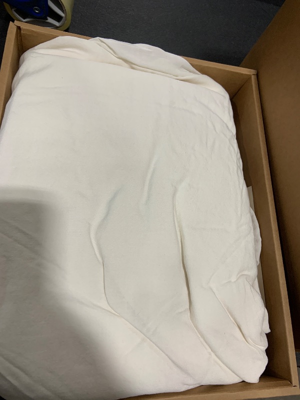 Photo 1 of Double Stitch European Flax Linen Sheets King - Breathable Linen Blend Bedding Set 4 PC, Sustainable, Moisture-Wicking & Cooling Sheet Set, Deep Pocket Up to 16'', Featured in USA Today, Cream