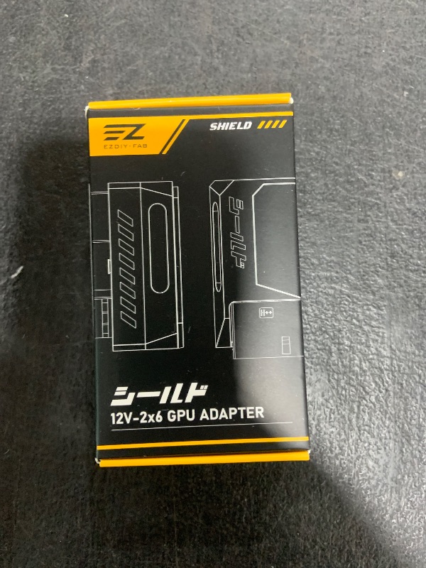 Photo 1 of EZDIY-FAB PCIe 5.1 Adapter - 600W 12+4pin,16pin 12VHPWR GPU Power Connector,12V-2x6 GPU Adapter,90 Degree Right Angle - Compatible with RTX 3090Ti, 4070Ti, 4080, 4090 GPU -STD Type, Black, 1 Pack