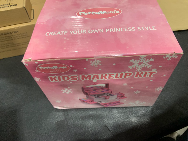 Photo 1 of PERRYHOME Kids Makeup Set for Girl 56 Pcs Washable Real Cosmetic, Non-Toxic Frozen Toys Toddler Makeup Kit, Princess Dress up Christmas & Birthday Girl Gift for 3 4 5 6 7 8 9 10 11 12 Year Old Girls