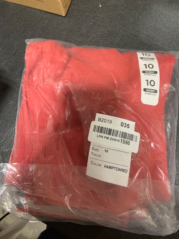 Photo 1 of The Children's Place Boys Stretch Skinny Chino Pants,Hampton RED Single,10