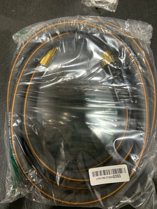 Photo 1 of Giraffe Tools Leader Hose 10ft x 5/8'', Short Water Hose Heavy Duty, Lightweight, Flexible Hybrid Hose with Swivel Handle, Male to Female Fittings