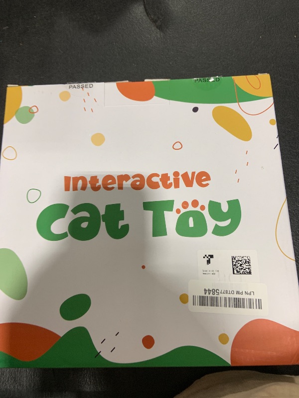 Photo 1 of Pawaboo Interactive Cat Toy With Running Mouse, Electronic Motion Automatic Teaser for Indoor Cats, Pop and Play Hide Seek Hunting Mouse for Pet Kitten Play Fun Exercise, Blue