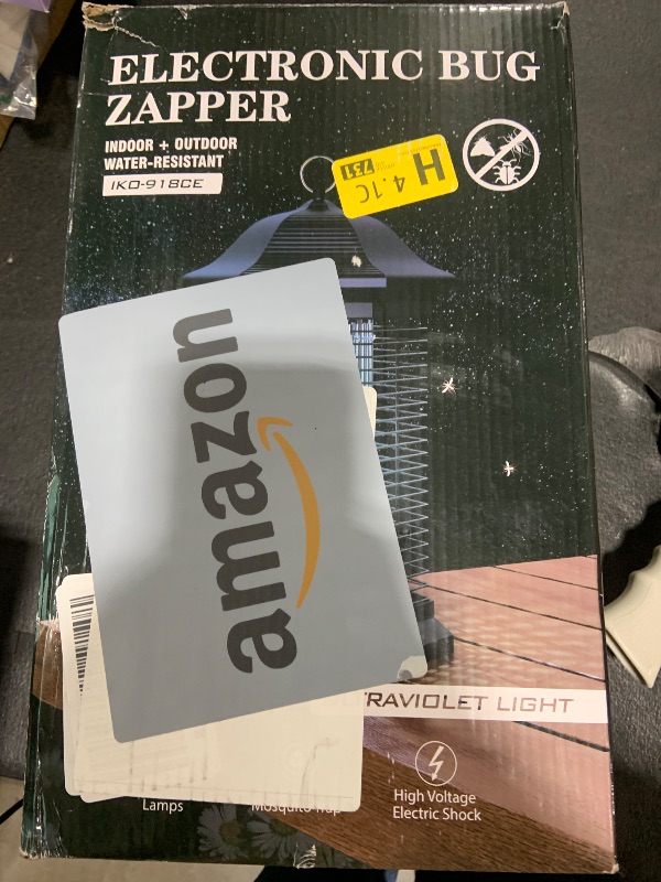 Photo 1 of AMUFER Bug Zapper for Outdoor & Indoor, Mosquito Zapper Upgraded 3 Mosquito Control Technologies, 2 Safety Protection Technologies, Insect Control Efficiency of 99.99%, Perfect for Backyard Patio Home