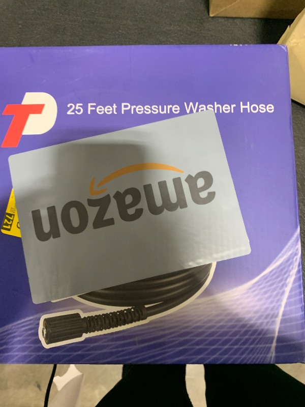 View 2 of Tool Daily High Pressure Washer Hose, 25 FT X 1/4 Inch, 3600 PSI, M22 14mm, Replacement Power Washer Hose for Most Brands