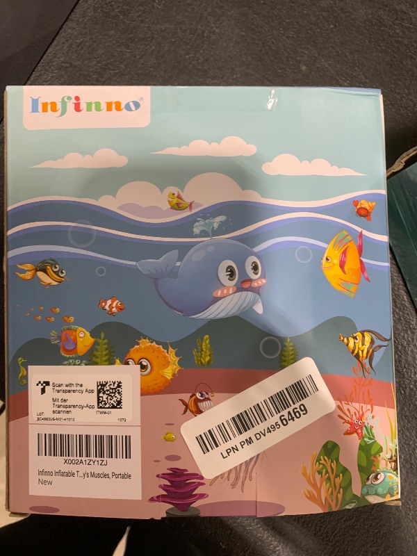 Photo 1 of Infinno Inflatable Tummy Time Mat Premium Baby Water Play Mat for Infants and Toddlers Baby Toys for 3 to 24 Months, Strengthen Your Baby's Muscles, Portable