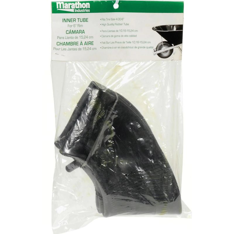 Photo 1 of Marathon Industries 20993 4.00-6-Inch Rubber Replacement Tube for Wheelbarrow - 13-inch Tire Diameter
