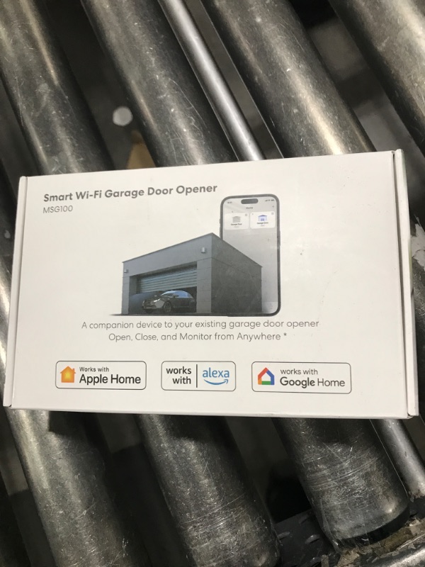 Photo 1 of meross Smart Garage Door Opener Remote, Compatible with Apple HomeKit, Amazon Alexa, Google Assistant, SmartThings, Multiple Notification Modes, No Hub Needed