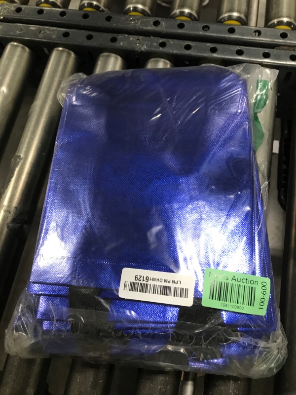 Photo 1 of Nush Nush Set of 30 Shiny Blue Gift Bags in Bulk - Blue Reusable Gift Bags Medium Size - Goodie Bags, Birthday Gift Bags With Handles, Party Favor Bags, Goody Bags, Return Gift Bags - 8Wx4Dx10H Size