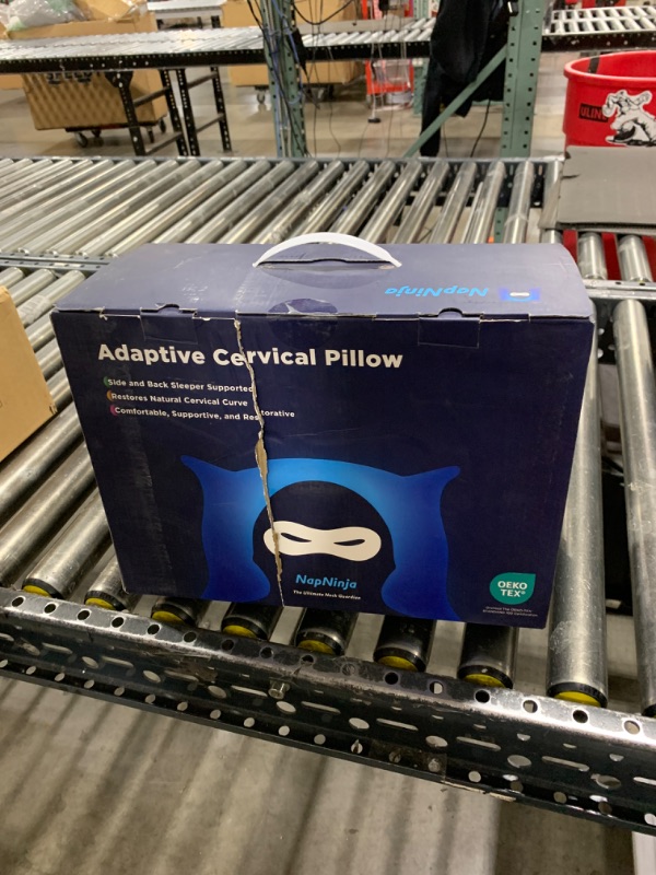 Photo 1 of Napninja Adaptive Cervical Neck Pillow for Neck Pain Relief, Premium Pillow