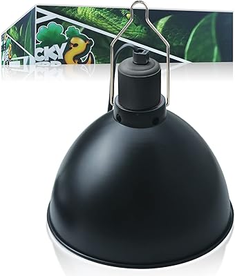 Photo 1 of Giangarden Light Fixture with 2 Different Switches, Deep Dome Reptile Heat Lamp Fixture fit E26 Reptile Lamp