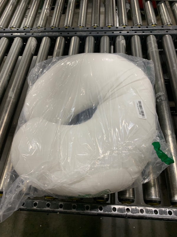 Photo 1 of Nursing Pillow, White Breastfeeding Pillows, Made of Soft Cotton Cover and Breathable Filling