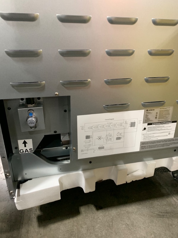 Photo 1 of AAOBOSI 36 Inch Front Control Gas Range Oven with 6 Cooktop Burners, 6 Cu. Ft True Convection and Self Clean, Freestanding Stainless Steel 