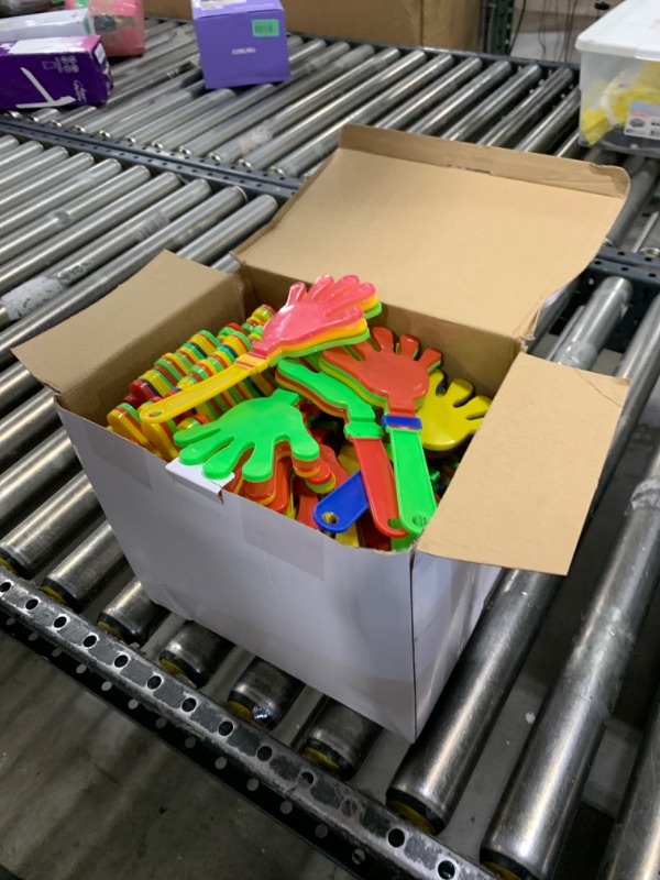 Photo 1 of Sratte 80 Pcs 7.5 Inch Hand Clappers Noisemakers Bulk Clappers Noisemakers Party Favors