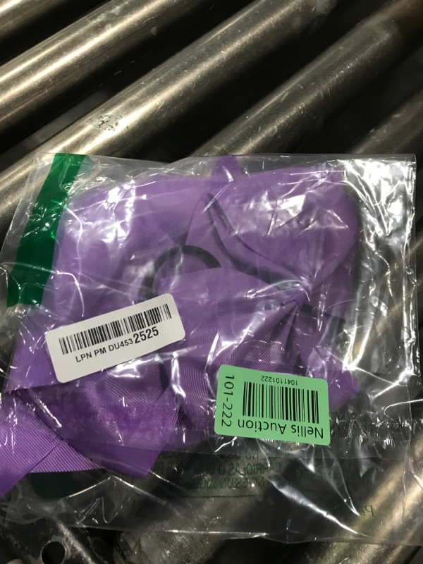 Photo 1 of AXEN Large Cheerling Bow, 8 inch Cheer Hair Bows with Ponytail Holder for Teen Girls Sports Cheerleader Hair Accessories, Purple