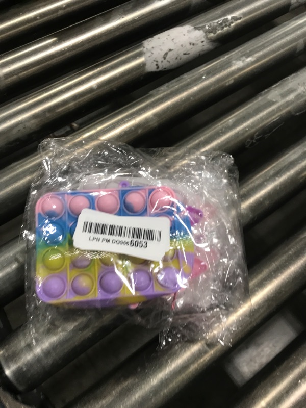 Photo 1 of Easter Basket Stuffers for Kids 4 Packs Unicorn Purses Fashion Fidgets Fashion Pop Purse Push Bubbles Fidget Toy Rainbow Unicorn Purse Wallet Ladies Bag Silica Dimple Crossbody Bags
