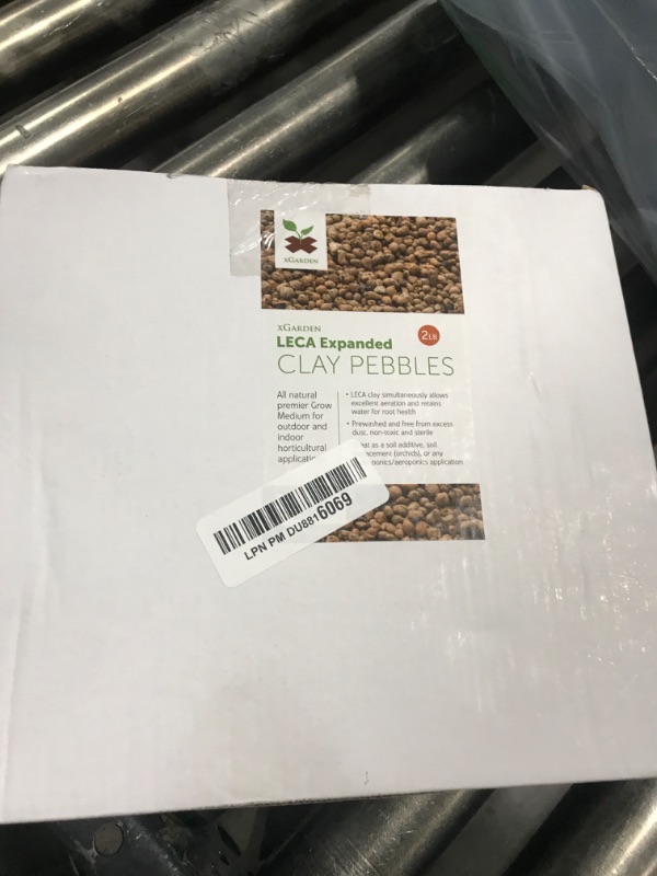 Photo 1 of 2 lbs xGarden LECA Expanded Clay Pebbles - Horticultural Grade for Soil Hydroponics Aquaponics