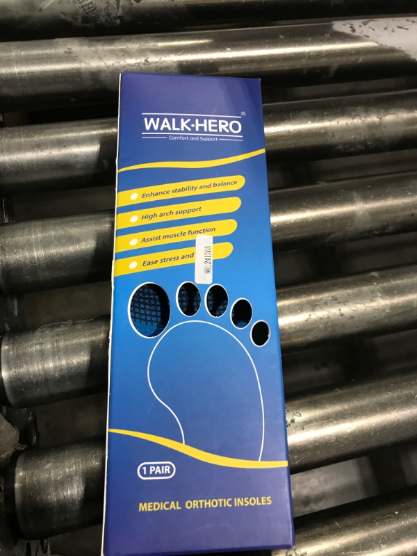 Photo 1 of Inserts Relieve Plantar Fasciitis - Flat Feet Insoles Arch Supports, Orthotic Insoles for Foot Pain Arch Pain Reduce Muscle Fatigue Absorb Shock (Mens 5-5 1/2 | Womens 7-7 1/2)