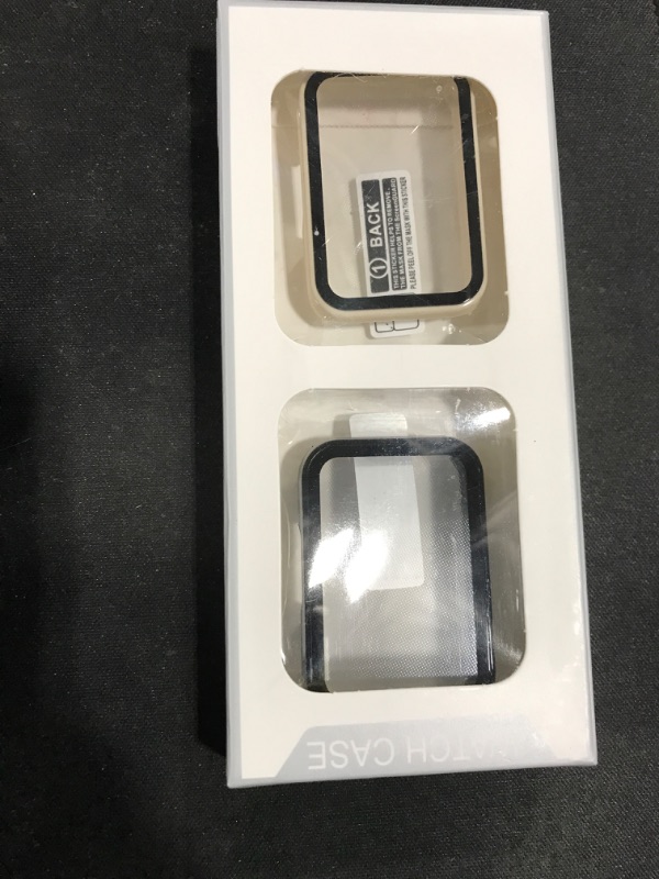 Photo 1 of Suoman 2-Pack for Samsung Galaxy Fit3 Case, Full-Coverage Tempered Glass Screen Protector, Hard PC Bumper Protective Cover -Black+Off-White