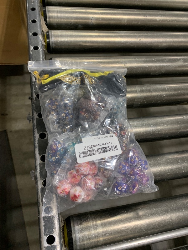 Photo 1 of CiaraQ DND Polyhedral Dice   with A Dice Bag Compatible with Dungeons and Dragons DND RPG MTG Role Playing Table Games