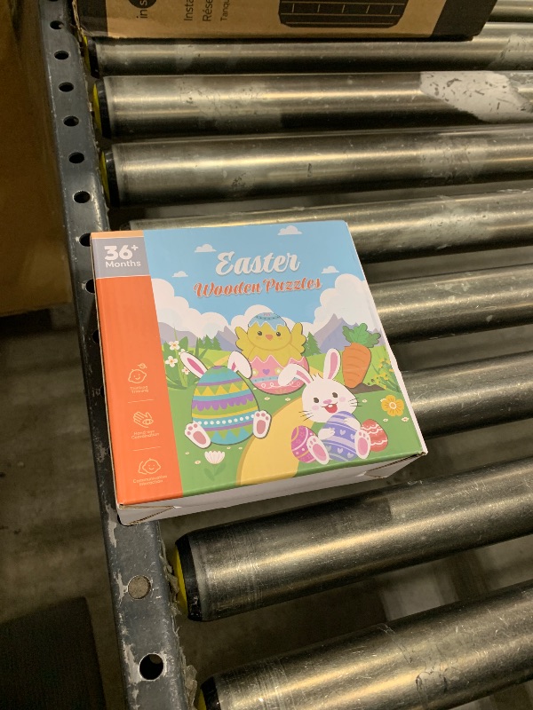 Photo 1 of 4 Pack Easter Wooden Puzzles 