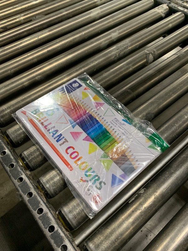Photo 1 of Staedtler 157 M36 Ergosoft Triangular Colouring Pencils - Assorted Colours (Tin of 36 Pencils)
