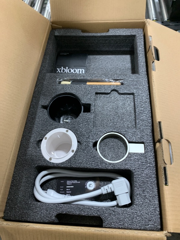 Photo 1 of xBloom Studio – The Ultimate Coffee Machine – Drip Coffee Maker with Integrated Grinder, Scale, and 3 Levels of Automation, Moonlight White