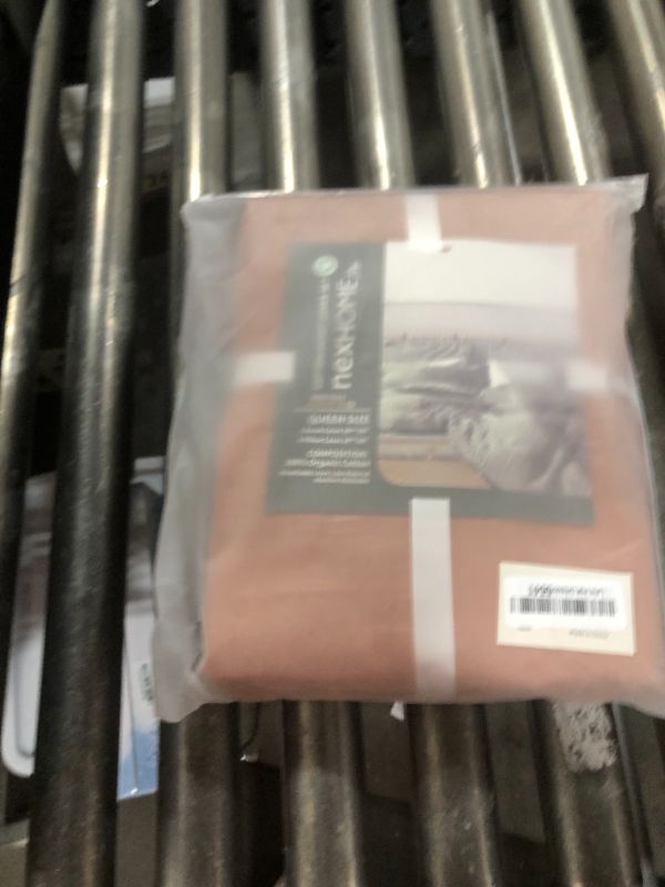 Photo 1 of NEXHOME PRO Duvet Cover Set Queen Size Linen Textured Organic Natural 100% Washed Cotton Duvet Cover Mocha Brown 3 Pieces Bedding Set with Zipper Closure, Breathable, Soft (No Comforter)