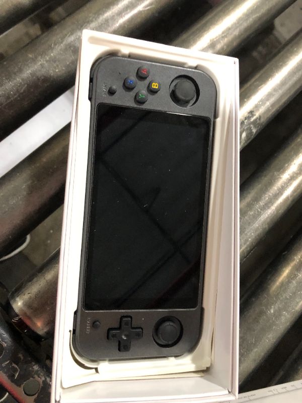 Photo 1 of Daxceirry RG552 Handheld Android System Game Console High Speed EMMC 5.1 and 16G Linux System Built-in 6400 mAh Battery with 5.36in Touch Screen Maximum Load 5A Charging Cable 1.5 Hours Full (black)
