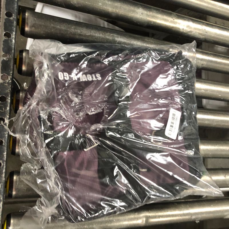 Photo 1 of Stow-N-Go Portable Hanging Travel Shelves, Packing Organizer for Luggage. Carry on Closet for Clothes. Expandable Packing Cube. Travel Essentials. (Burgundy - L, L = (L) 11.8" x (W) 11.8")