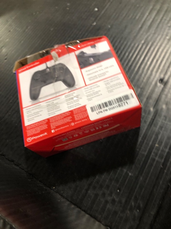Photo 1 of PowerA Nintendo Switch Wired Controller - Black, Detachable 10ft USB Cable, No Battery Required, Officially Licensed By Nintendo
