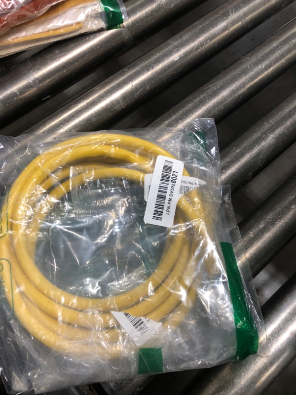 Photo 1 of HUANCHAIN 12/3 Gauge Heavy Duty Outdoor Extension Cord 25 ft Waterproof with Lighted end, Flexible Cold-Resistant 3 Prong Electric Cord Outside, 15Amp 1875W 12AWG SJTW, Yellow, ETL