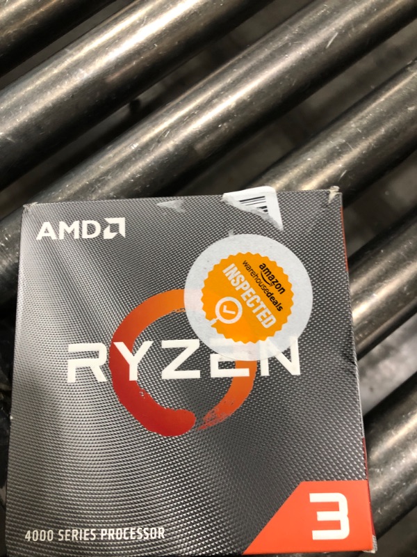 Photo 1 of AMD Ryzen 3 4100 4-Core, 8-Thread Unlocked Desktop Processor with Wraith Stealth Cooler