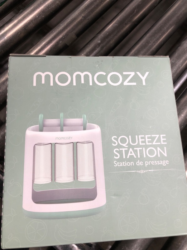 Photo 1 of Momcozy Squeeze Station For Homemade Baby Food,Pouch Filling Station For Puree Food For Babies&Toddlers,No Food Splashing,Dishwasher Safe,BPA-Free,With Reusable Bags