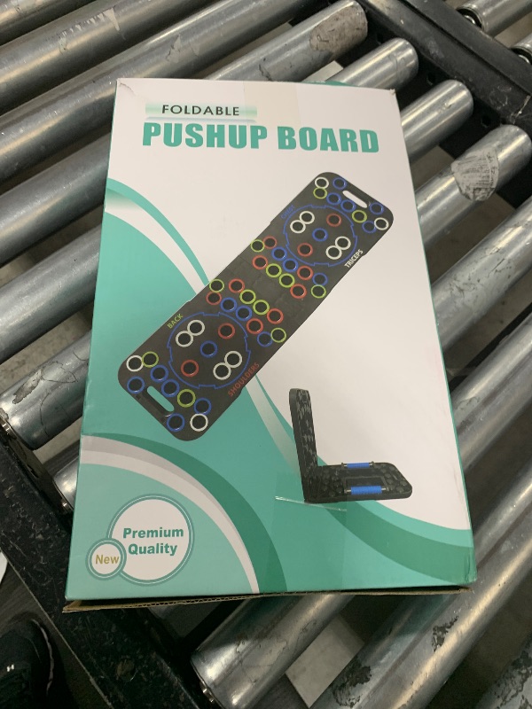 Photo 1 of 56-in-1 Push Up Board, Multi-function Foldable Push Up Bar, Portable Push Up Handles for Floor, Push Up Board, Multi-function Detachable Push Up Bar, Portable Push up Handles for Floor