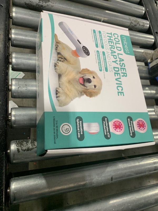 Photo 1 of Mibest Cold Laser Therapy Device for Vet - Red Light Therapy for Dogs and Cats - Infrared Light Therapy Targets Joint and Muscles - Pain Relief, Arthritis, Spinal, Wound Healing (4x808nm + 12x650nm)