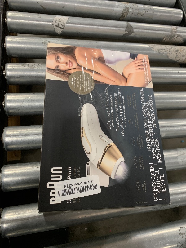 Photo 1 of Braun IPL at Home Laser Hair Removal for Women and Men, Silk Expert Pro 5 PL5137 with Venus Swirl Razor, Long-Lasting Reduction in Hair Regrowth for Body & Face, Corded, PL5137