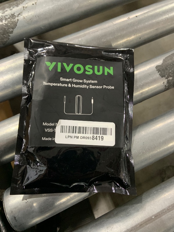 Photo 1 of VIVOSUN Temperature & Humidity Sensor Probe, Waterproof Stainless Steel Environmental Monitoring Probe for GrowHub Controller E42/E42A, AeroLab THB1/THB1S, 12ft
