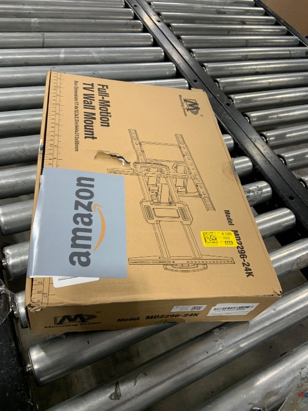 Photo 1 of Mounting Dream TV Wall Mounts Bracket for Most 42-84 Inch TVs, UL Listed Premium TV Mount Full Motion with Articulating Arms, Max VESA 600x400mm and 100LBS, Fits 16", 18", 24" Studs, MD2296-24K