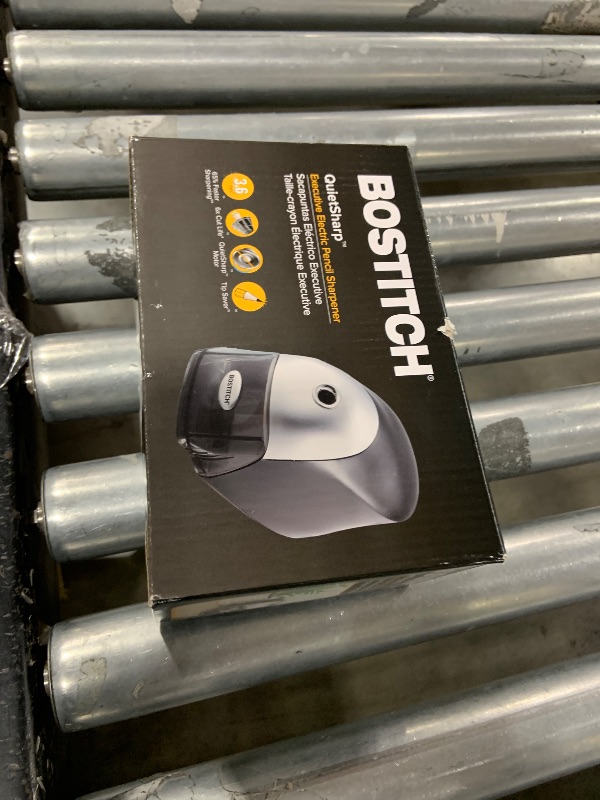 Photo 1 of Stanley Bostitch Heavy Duty 1-Hole Electric Pencil Sharpener with Auto Stop Mechanism (EPS8HD-BLK)
