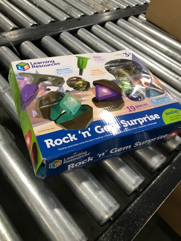 Photo 1 of Learning Resources Rock 'n Gem Surprise, Sorting, Matching & Counting Skills Activity Set, Early STEM, 19 Pieces, Ages 3+