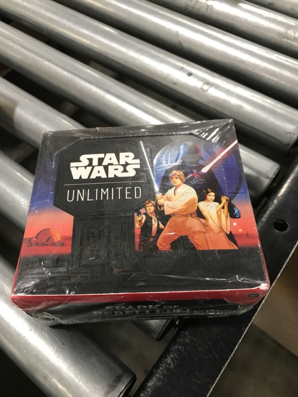 Photo 1 of Star Wars: Unlimited TCG Spark of Rebellion Booster Display (Set of 24 Booster Packs) - Trading Card Game for Kids & Adults, Ages 12+, 2+ Players, 20 Min Playtime, Made by Fantasy Flight Games