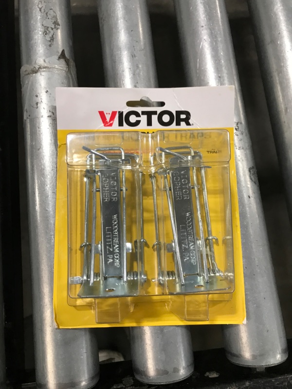 Photo 1 of Victor 0611 Easy Set Weather-Resistant Outdoor Gopher Trap 2-Pack