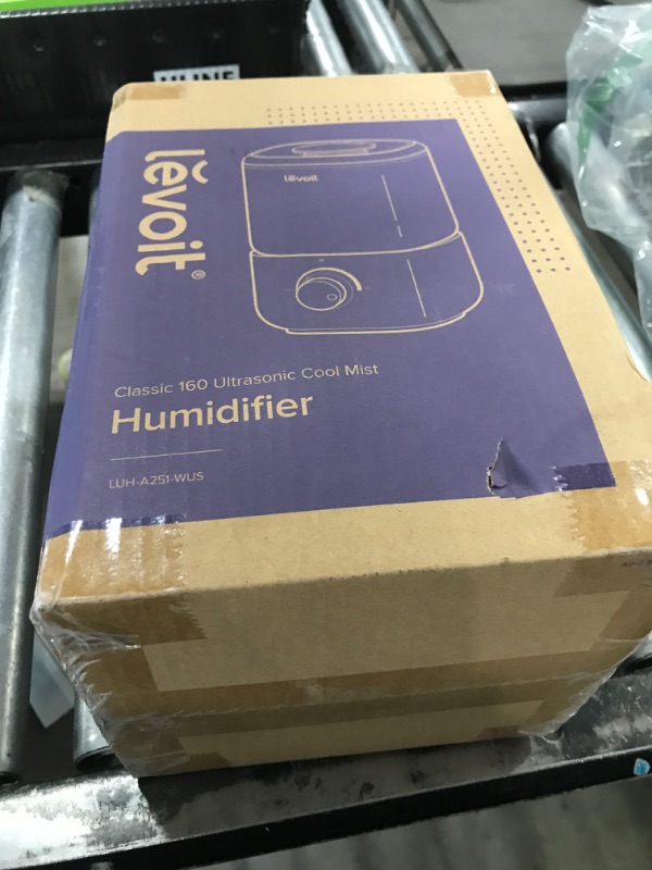 Photo 1 of LEVOIT Top Fill Humidifiers for Bedroom, 2.5L Tank for Large Room, Easy to Fill & Clean, 28dB Quiet Cool Mist Air Humidifier for Home Baby Nursery & Plants, Auto Shut-off and BPA-Free for Safety, 25H  